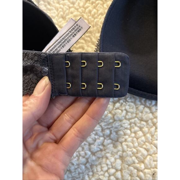 Victoria's Secret Bra Incredible Plunge Women's 34D Lavender Gray Lined - Picture 4 of 7